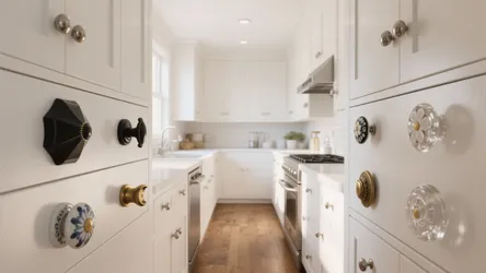 5 Knob Ideas for White Kitchen Cabinets