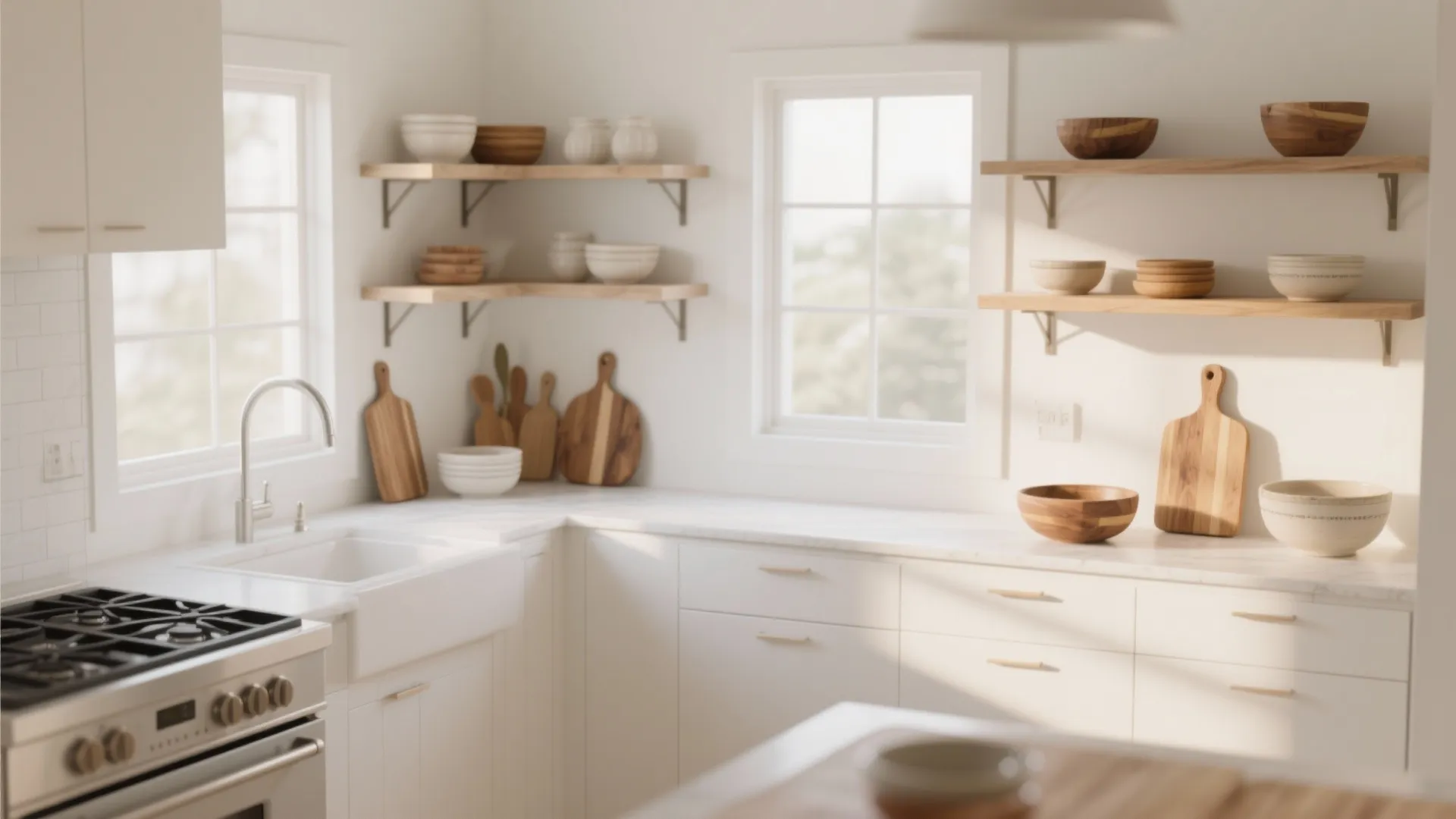 3. Play with Open Shelving