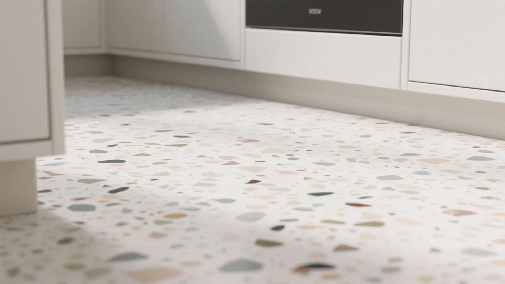 4. Patterned Cement or Terrazzo