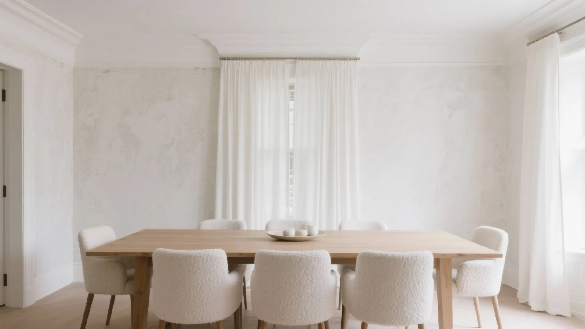 1) Layer whites with texture, not just paint codes