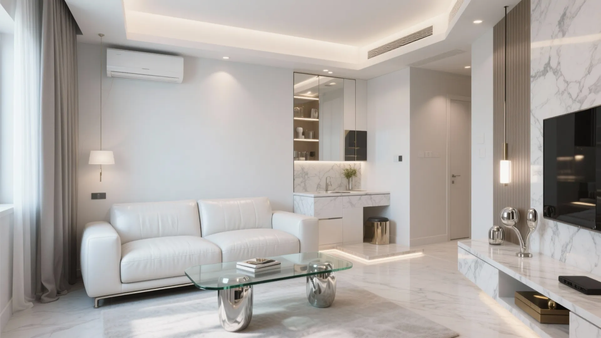 White Leather for a Modern Luxe Look