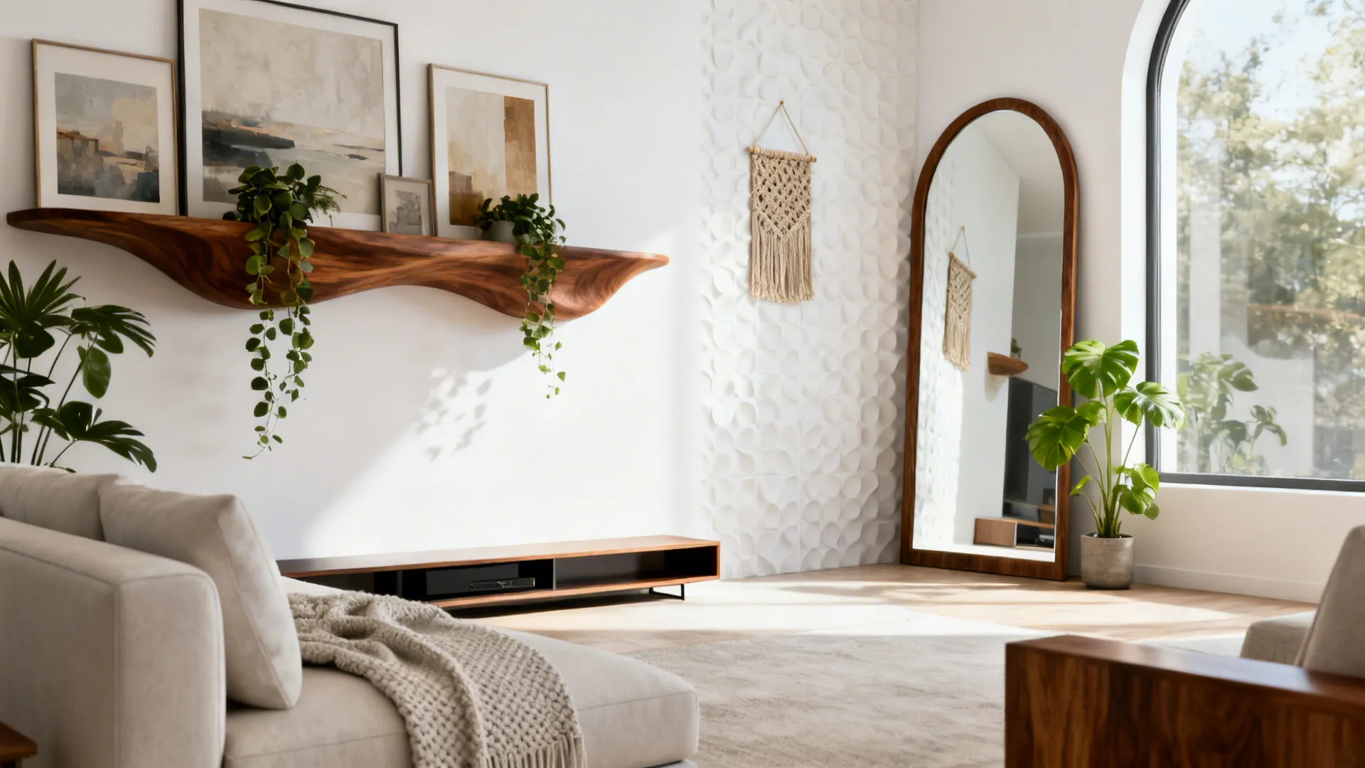 Bright Ideas: 5 Ways to Decorate White Living Room Walls