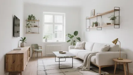 5 Ideas: White Colour Combination for Living Room