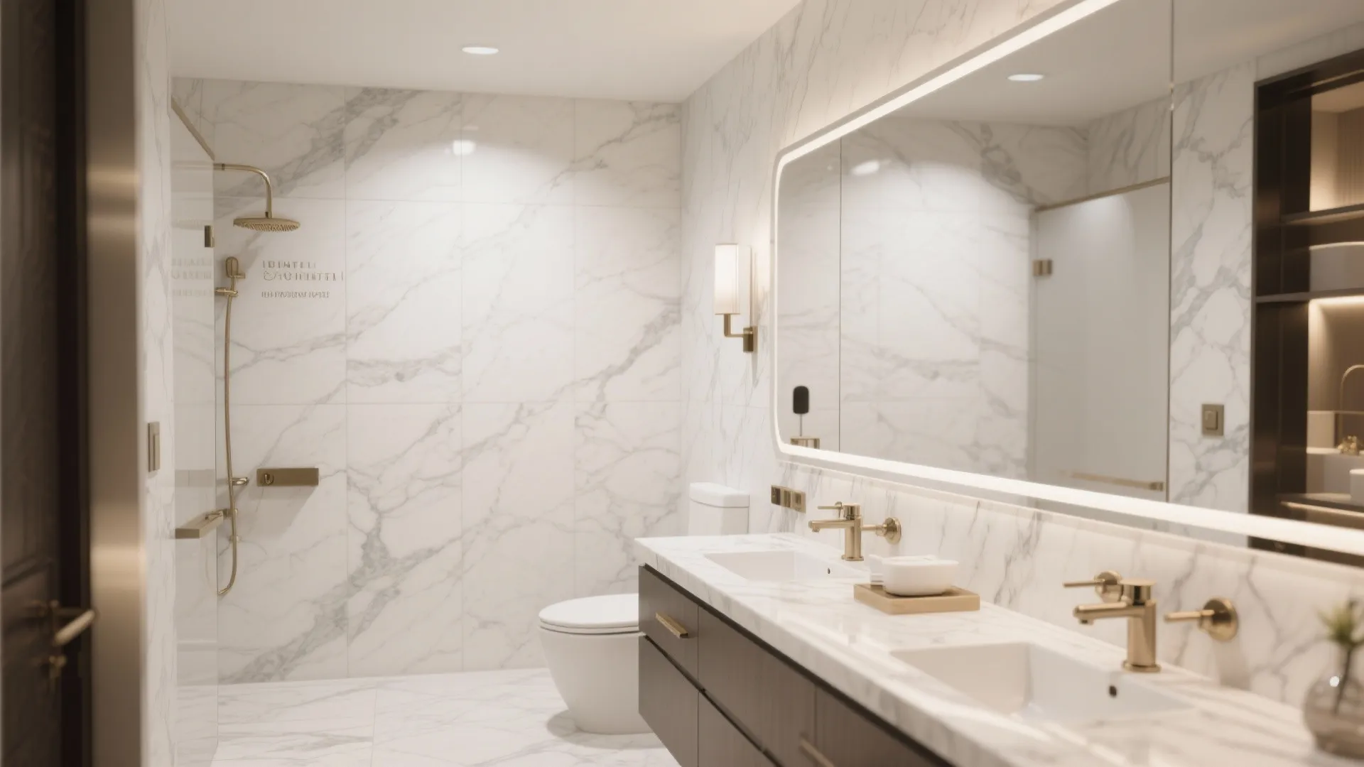 7. White Marble Tiles