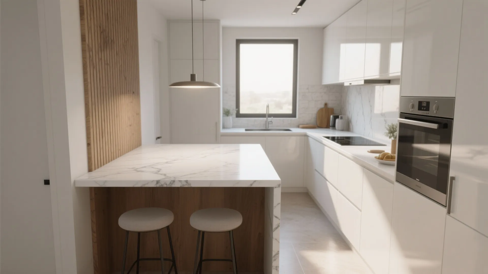 5 White Kitchen Island Ideas with Marble Tops: Creative small-space and modern layouts for a white kitchen island with marble top — practical tips from a senior designer