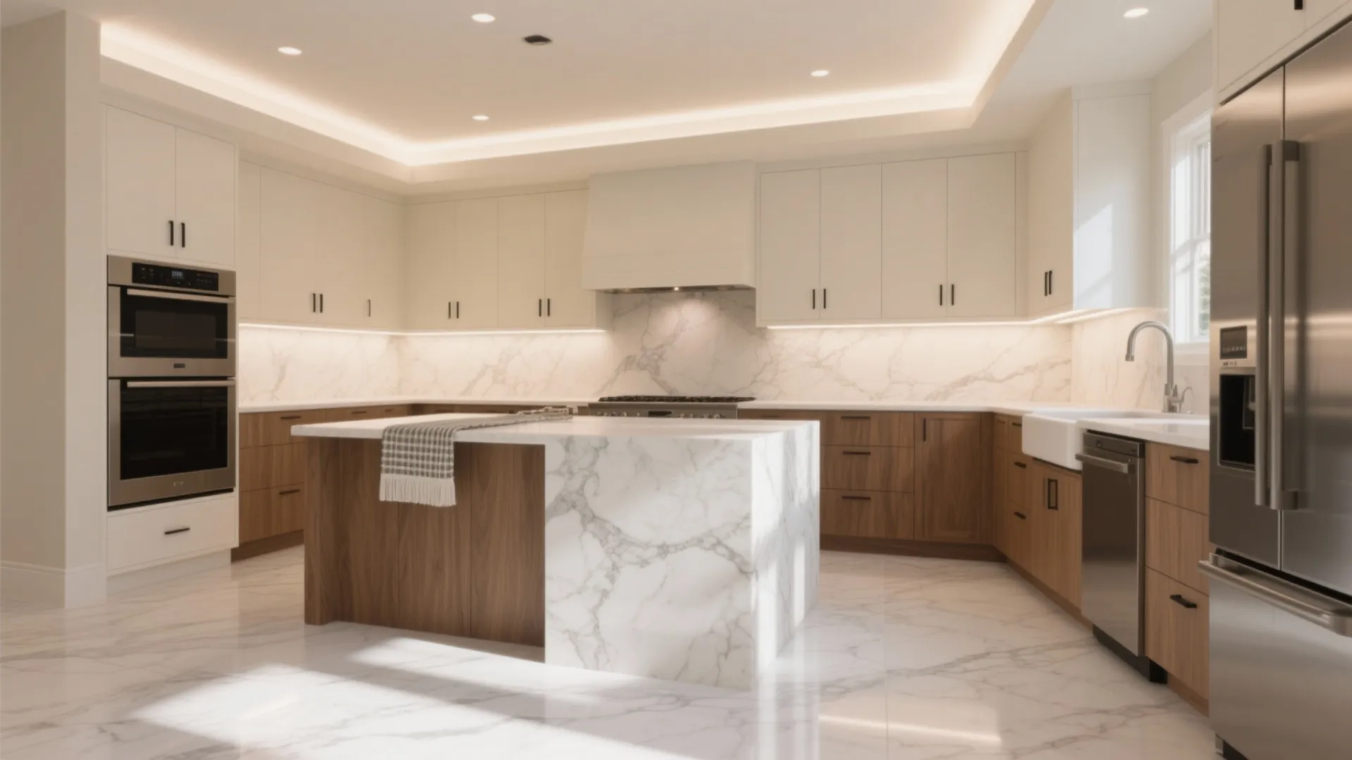 White Marble Floor Kitchen: Transform Your Space with Timeless Elegance: 1 Minute to Discover Effortless White Marble Kitchen Floor Hacks