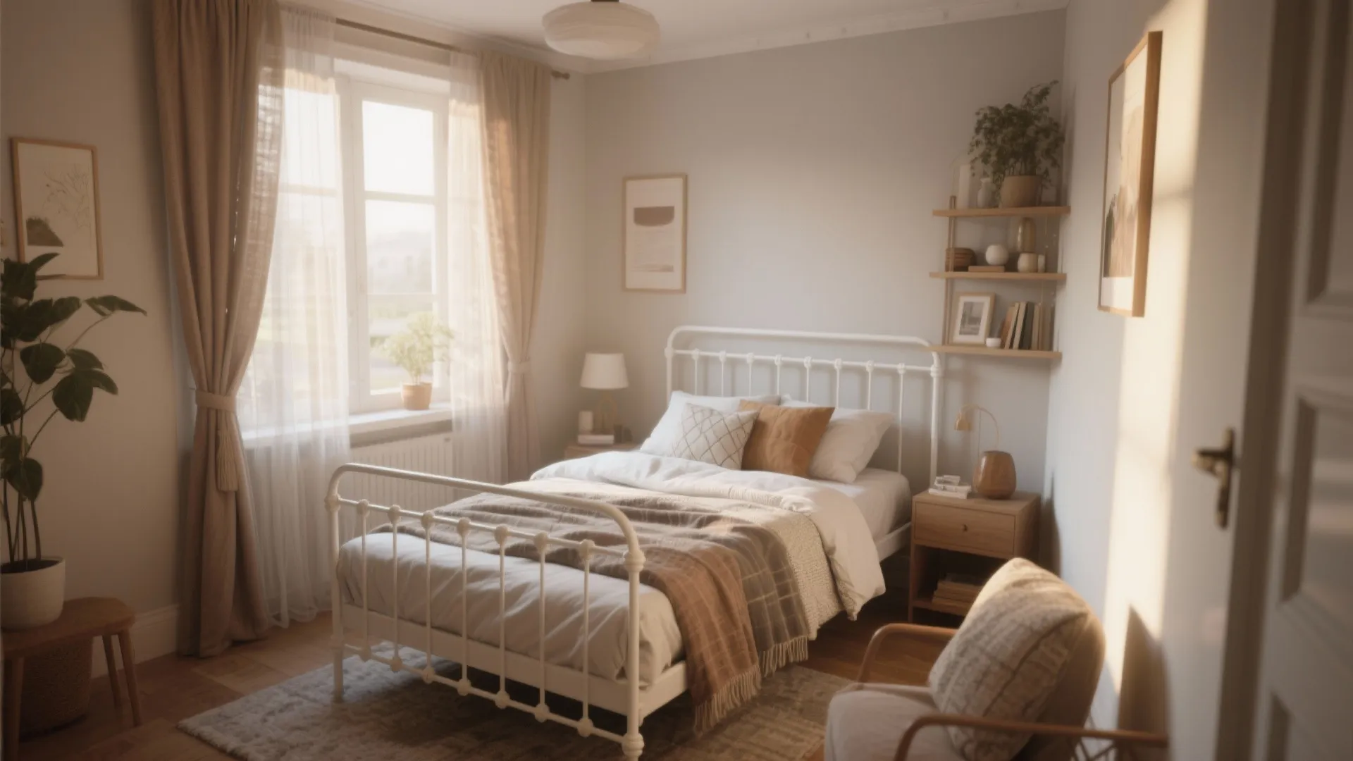 White Metal Bed Bedroom Ideas: Stylish Designs for a Cozy Sleep Space