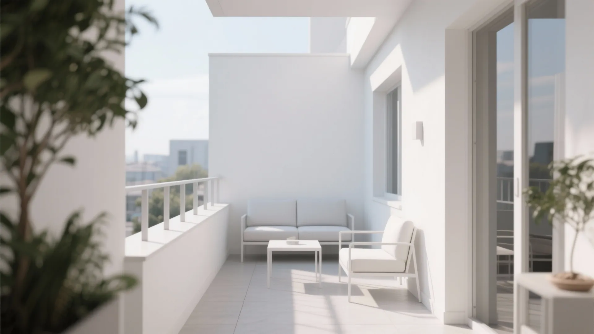 4. Crisp White Minimalism