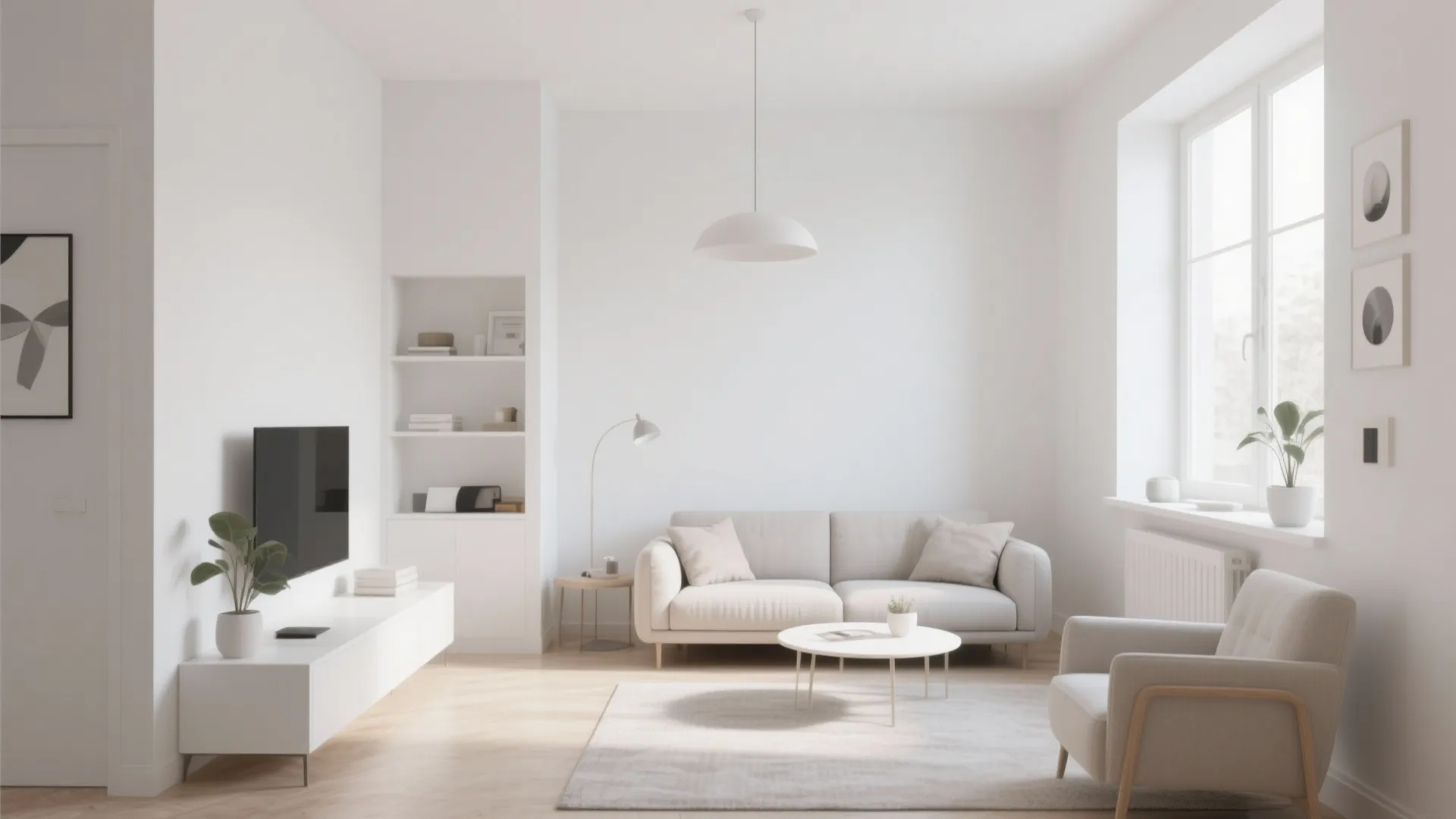 4. Crisp White Minimalism