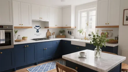 5 White Navy Kitchen Ideas