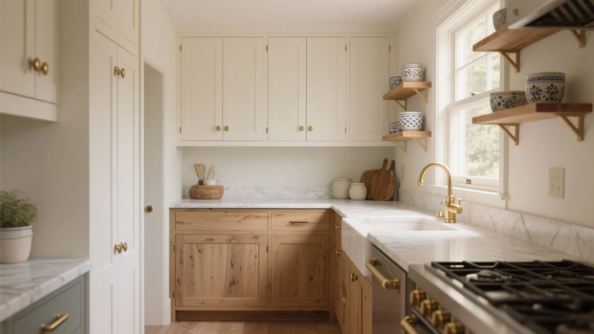Kitchen Feels Dark? Fix It with White Oak Shaker Cabinets