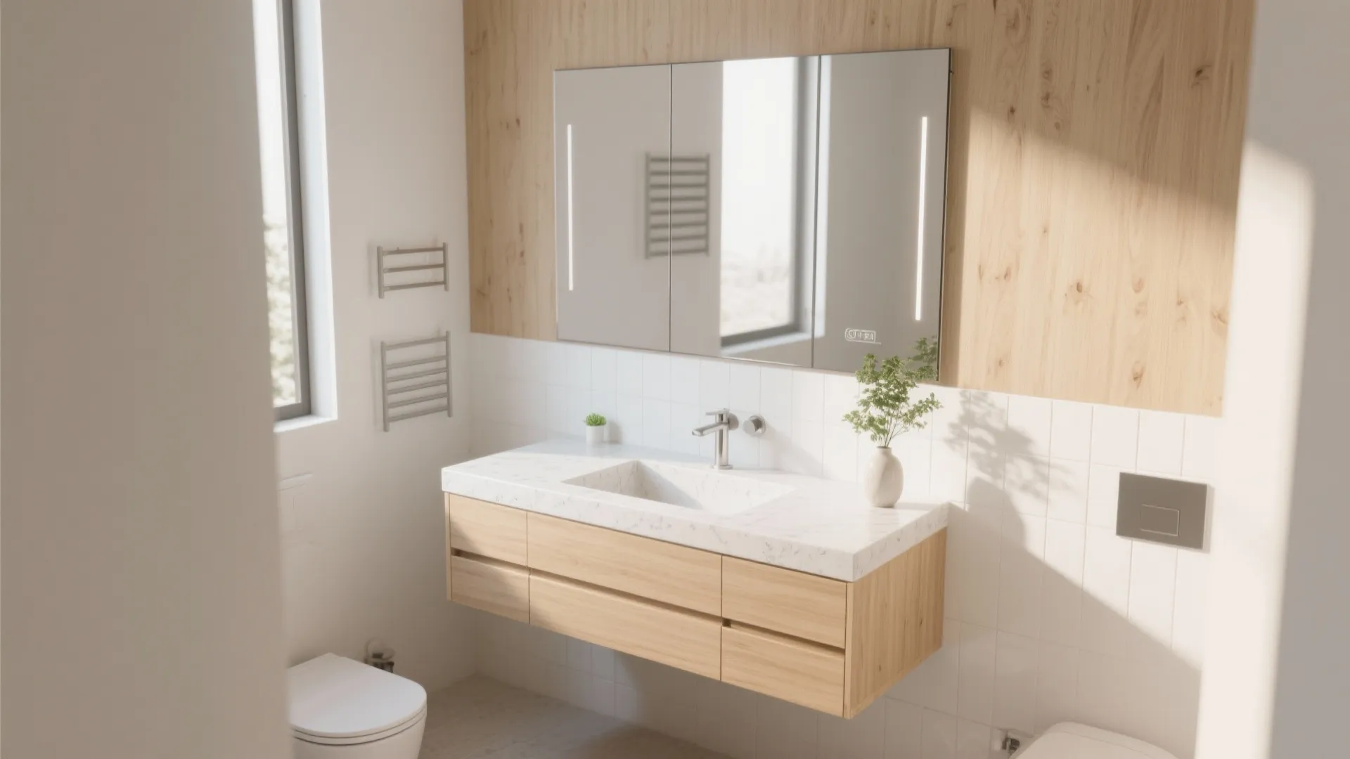 5 Modern White Oak Bathroom Vanity Ideas: Small bathroom, big style: practical modern white oak vanity designs I’ve used
