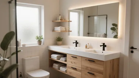 5 White Oak Bathroom Cabinet Ideas