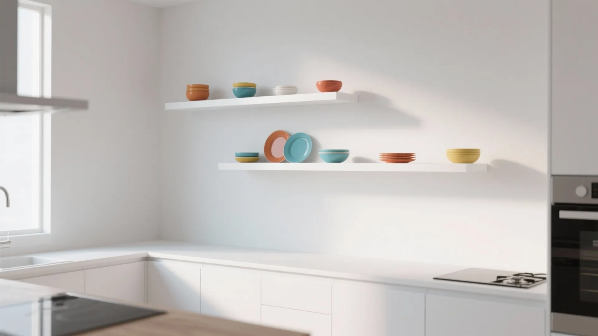 4. Minimalist White-on-White