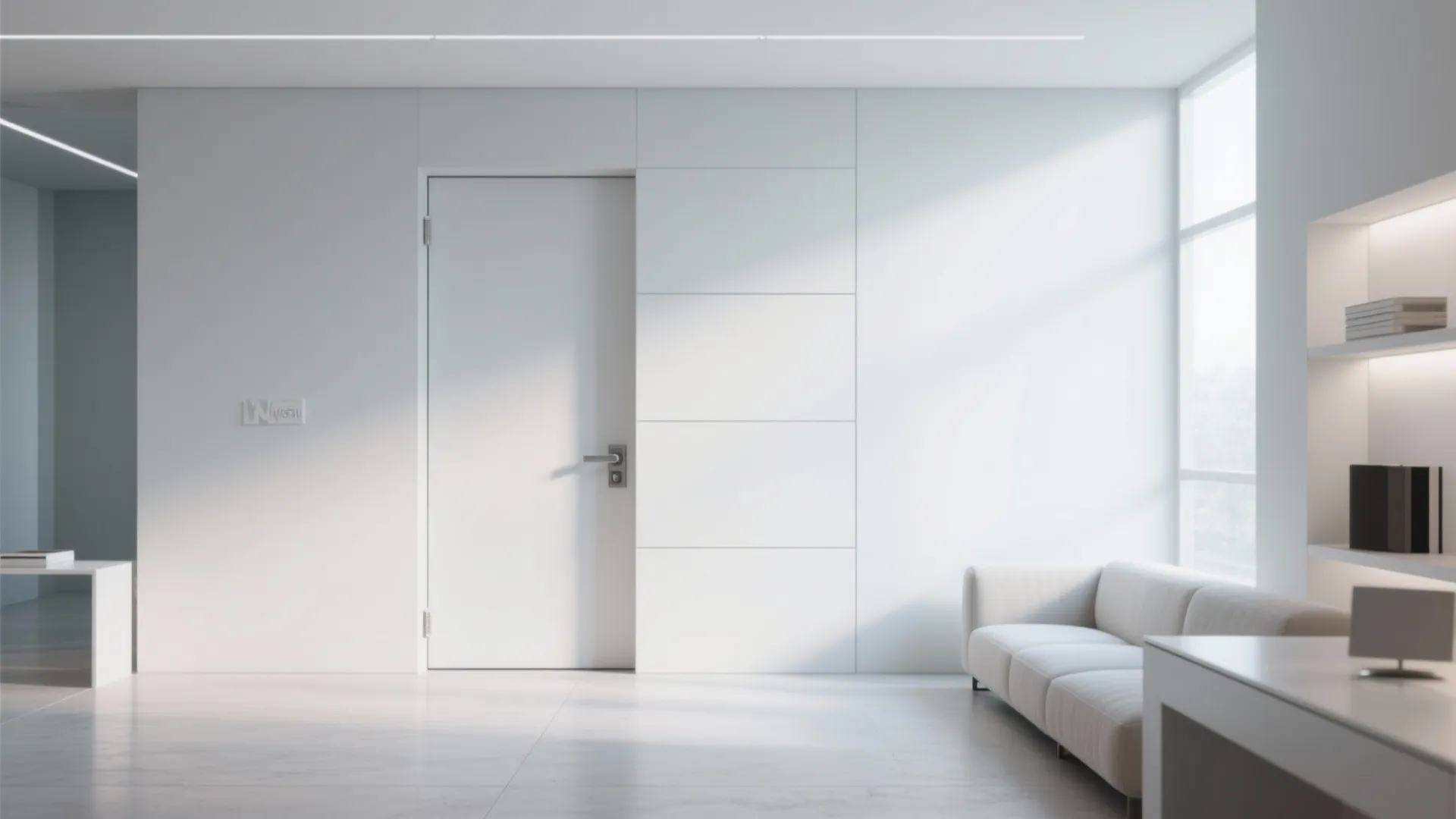 Tip 4: Minimalist White Panel