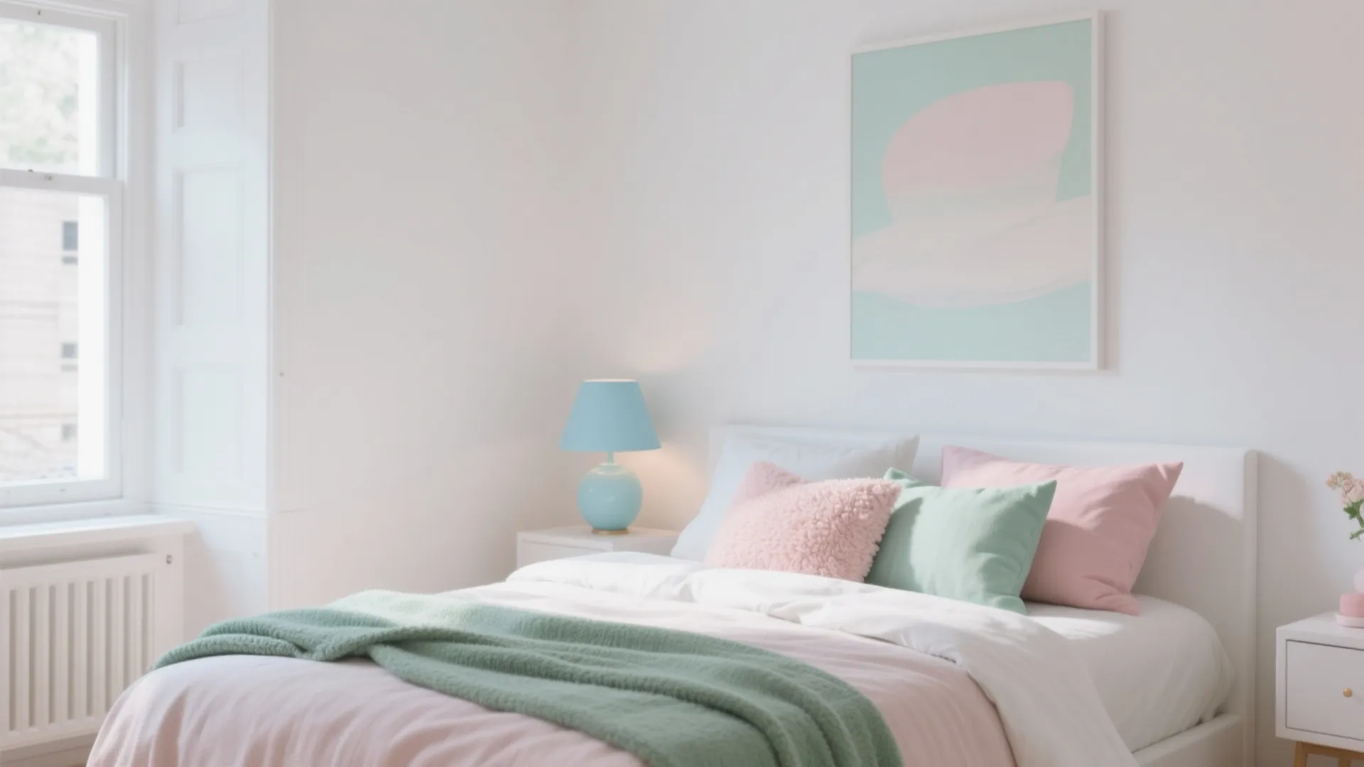 White + Pastel Accents (Soft Colour Lift)