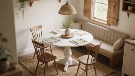 5 Creative Ideas for a White Pedestal Kitchen Table