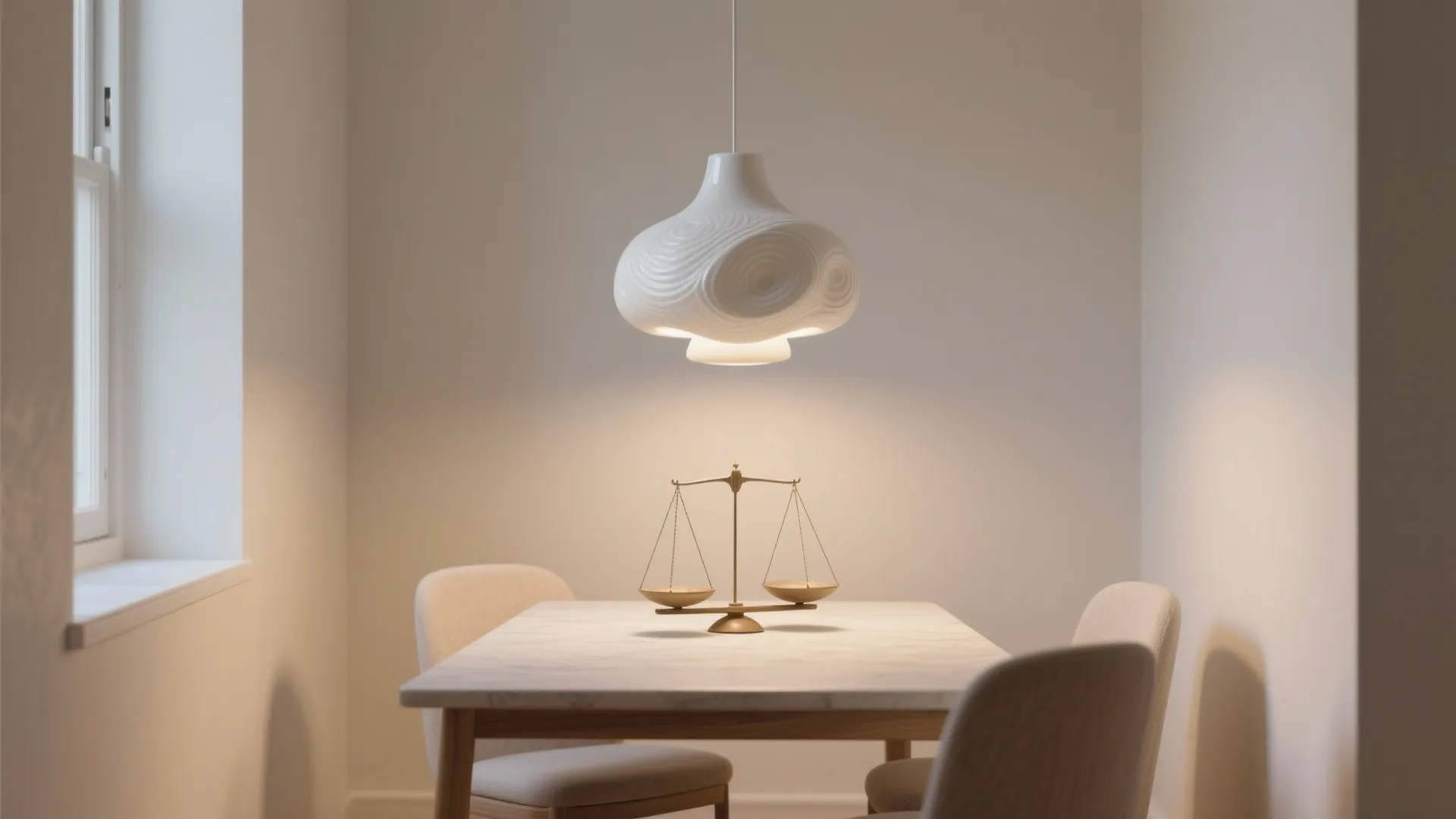 4. Statement White Lighting