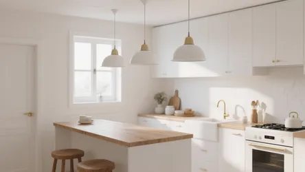 5 White Kitchen Pendant Light Ideas