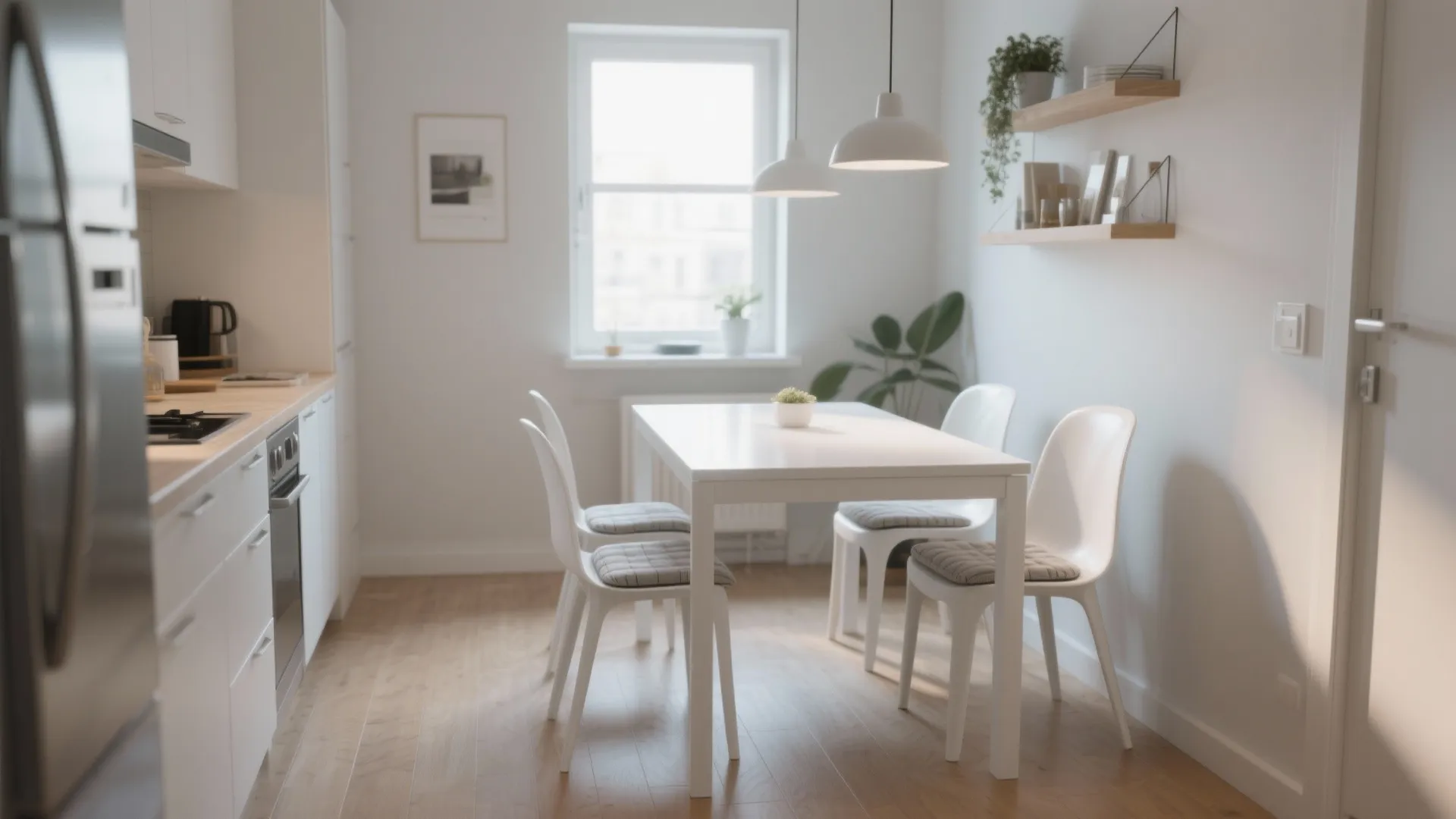 2. Sleek White Plastic for High-Use Areas