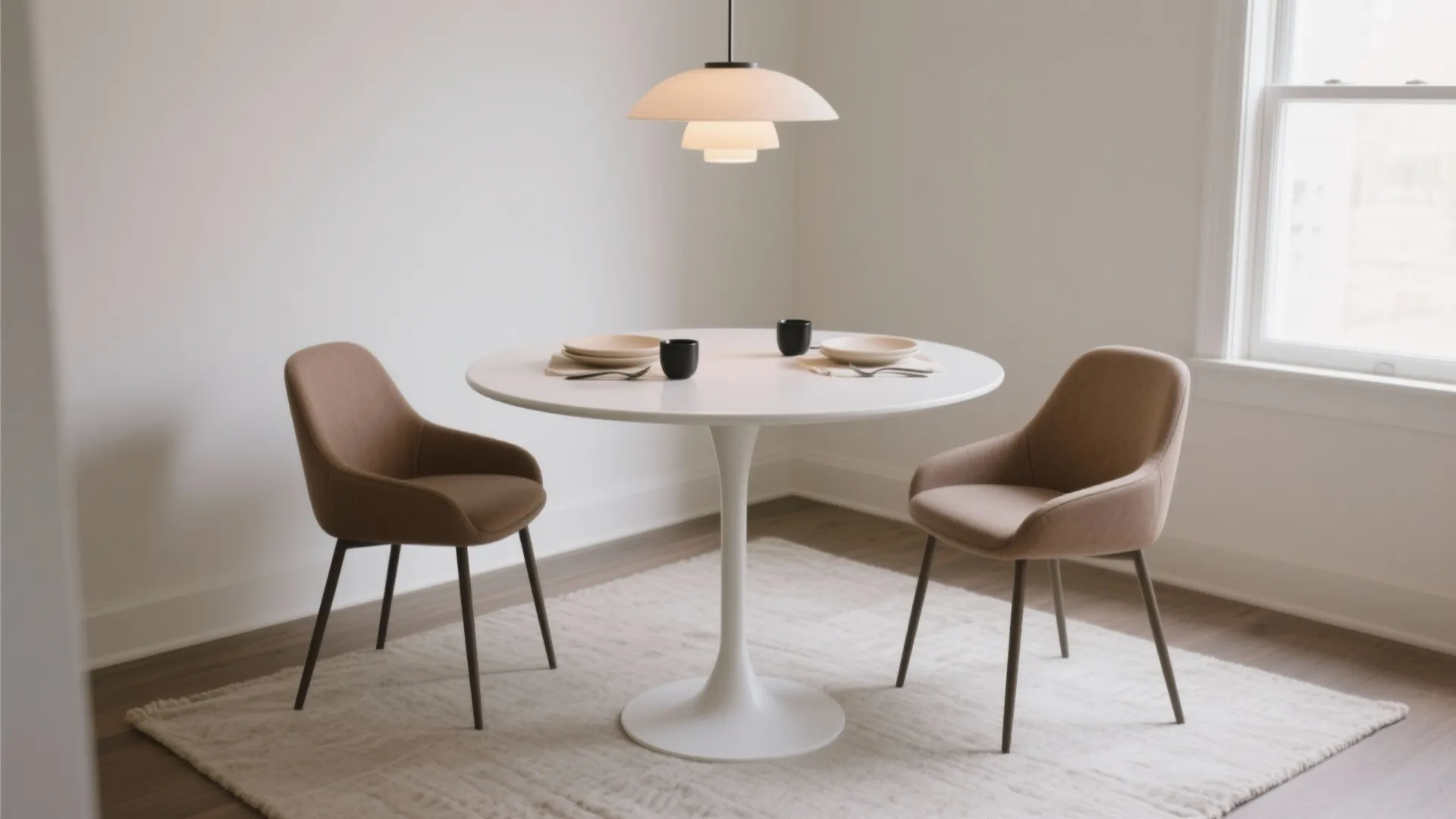 White Round Small Dining Table: The Chic Space-Saver: 1 Minute to Find the Perfect White Round Small Dining Table for Any Space