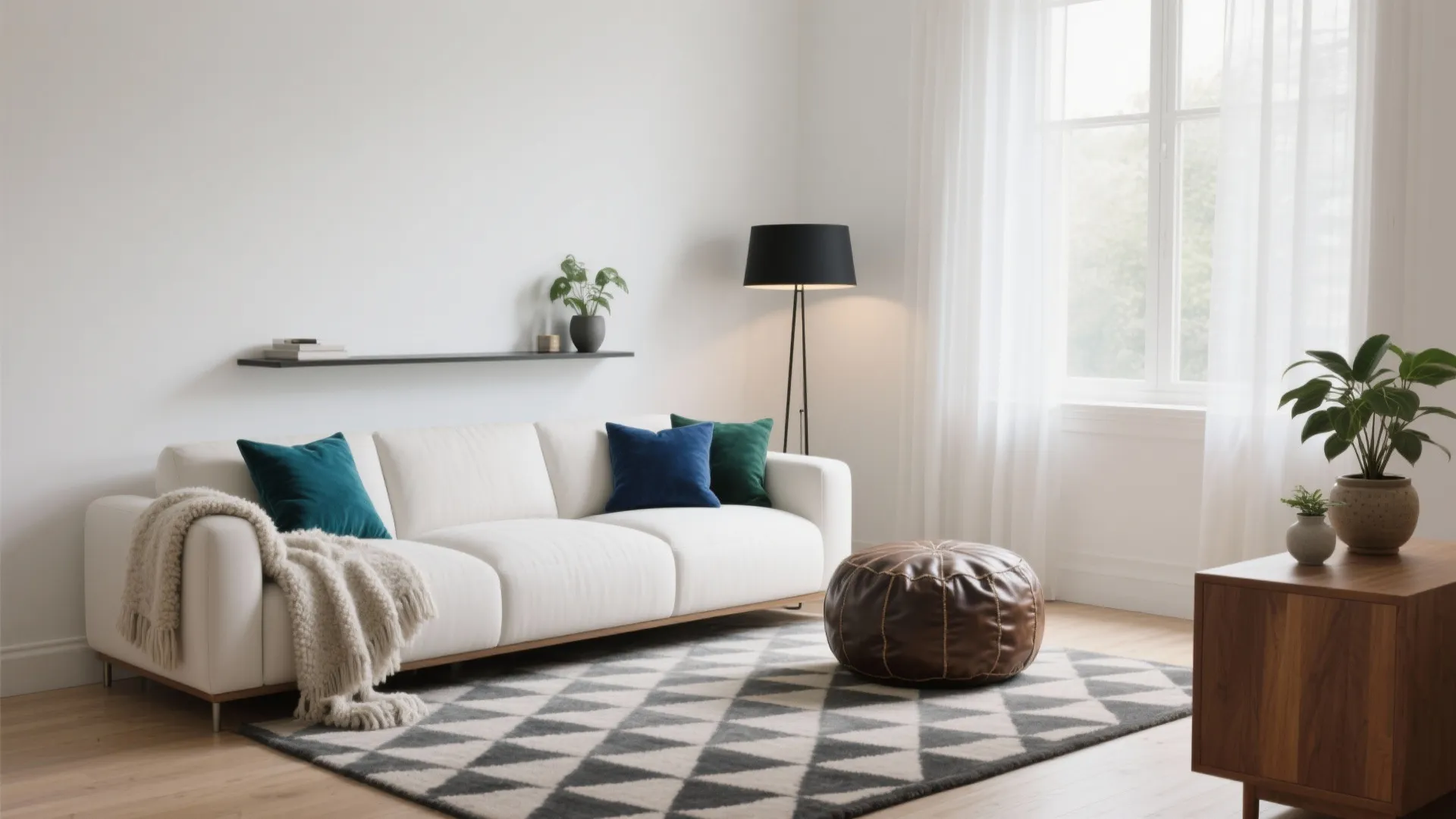 5 Living Room Ideas with a White Sectional: Small-space strategies and style tips for styling a white sectional in your living room