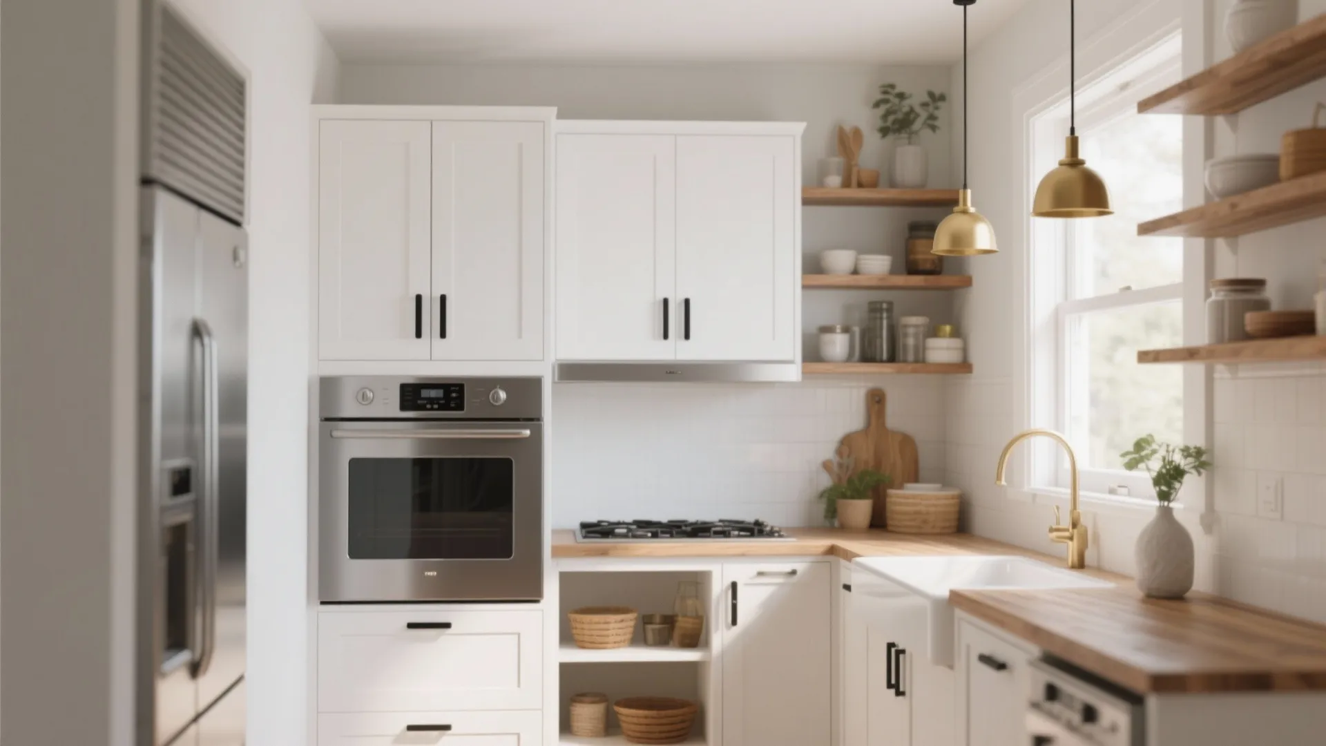 5 Inspo for White Kitchen Cabinets with Black Handles: Creative small-space ideas and practical tips for styling white cabinets paired with bold black hardware