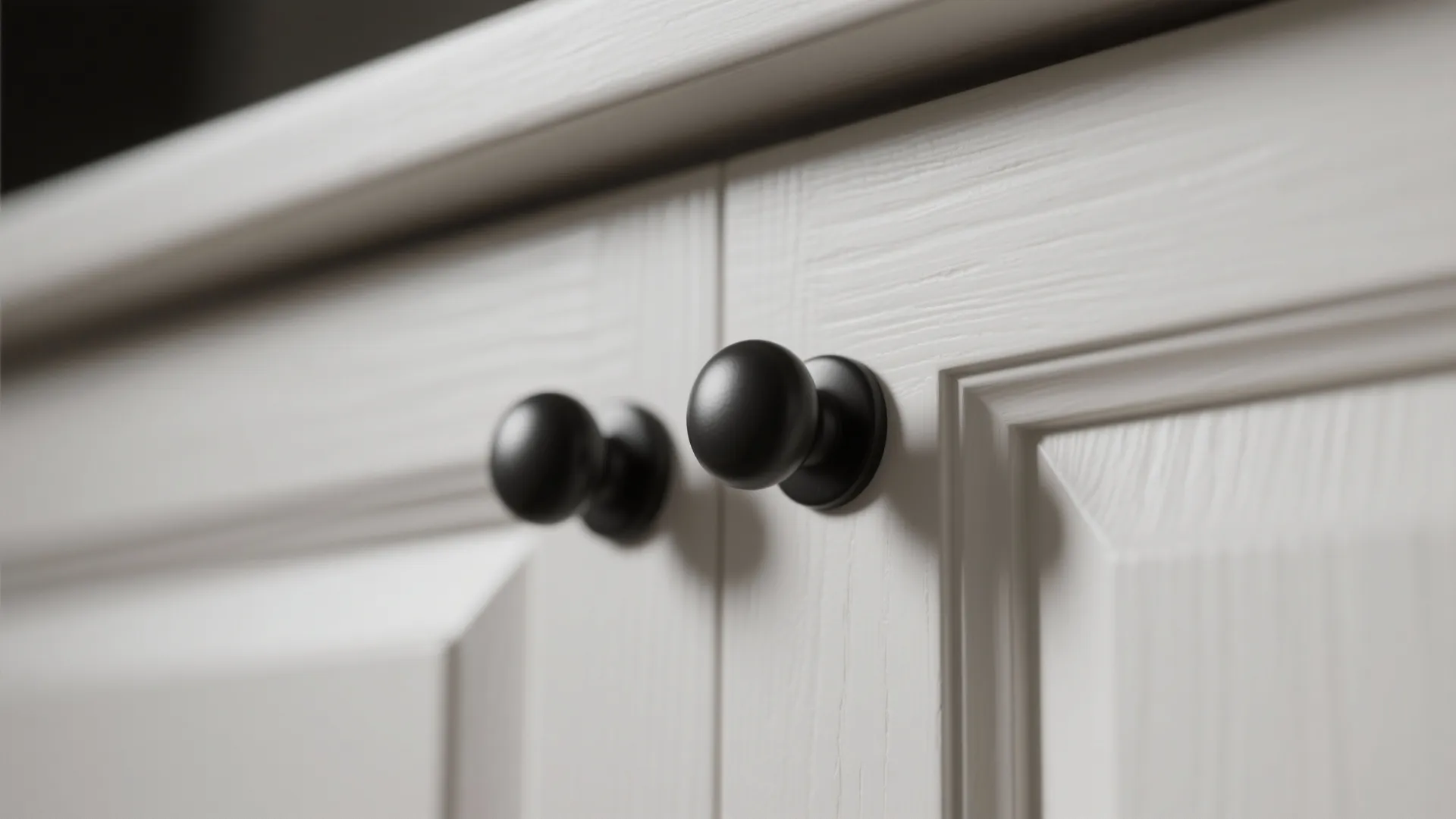 1. Contrast on White Shaker Cabinets