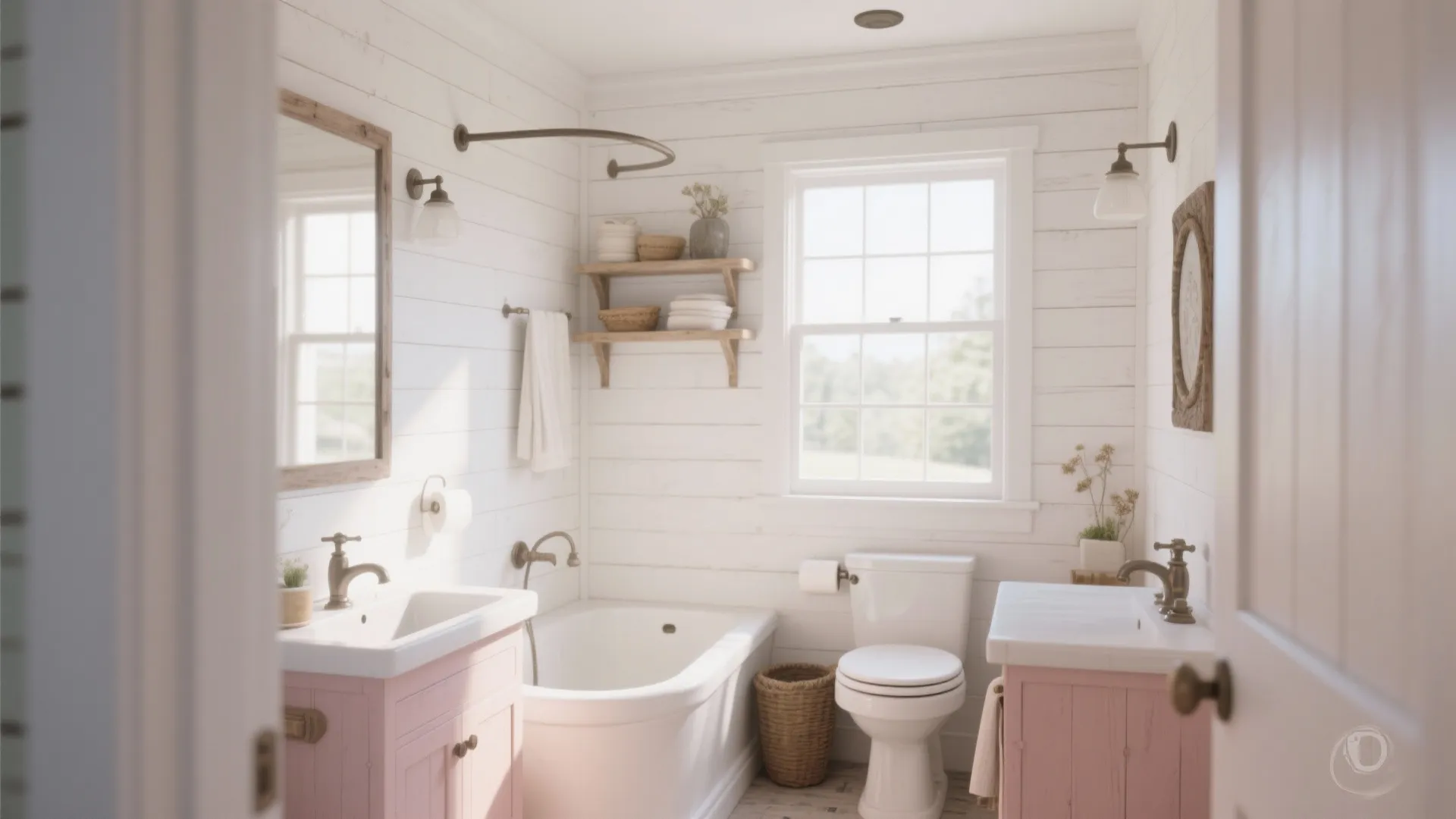 2. White Shiplap Walls