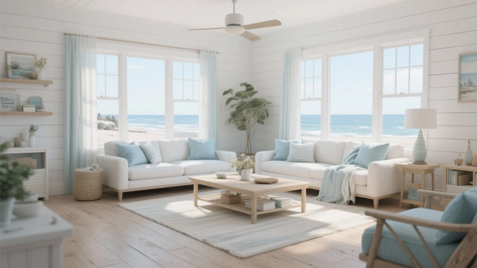 Shiplap for Coastal Charm