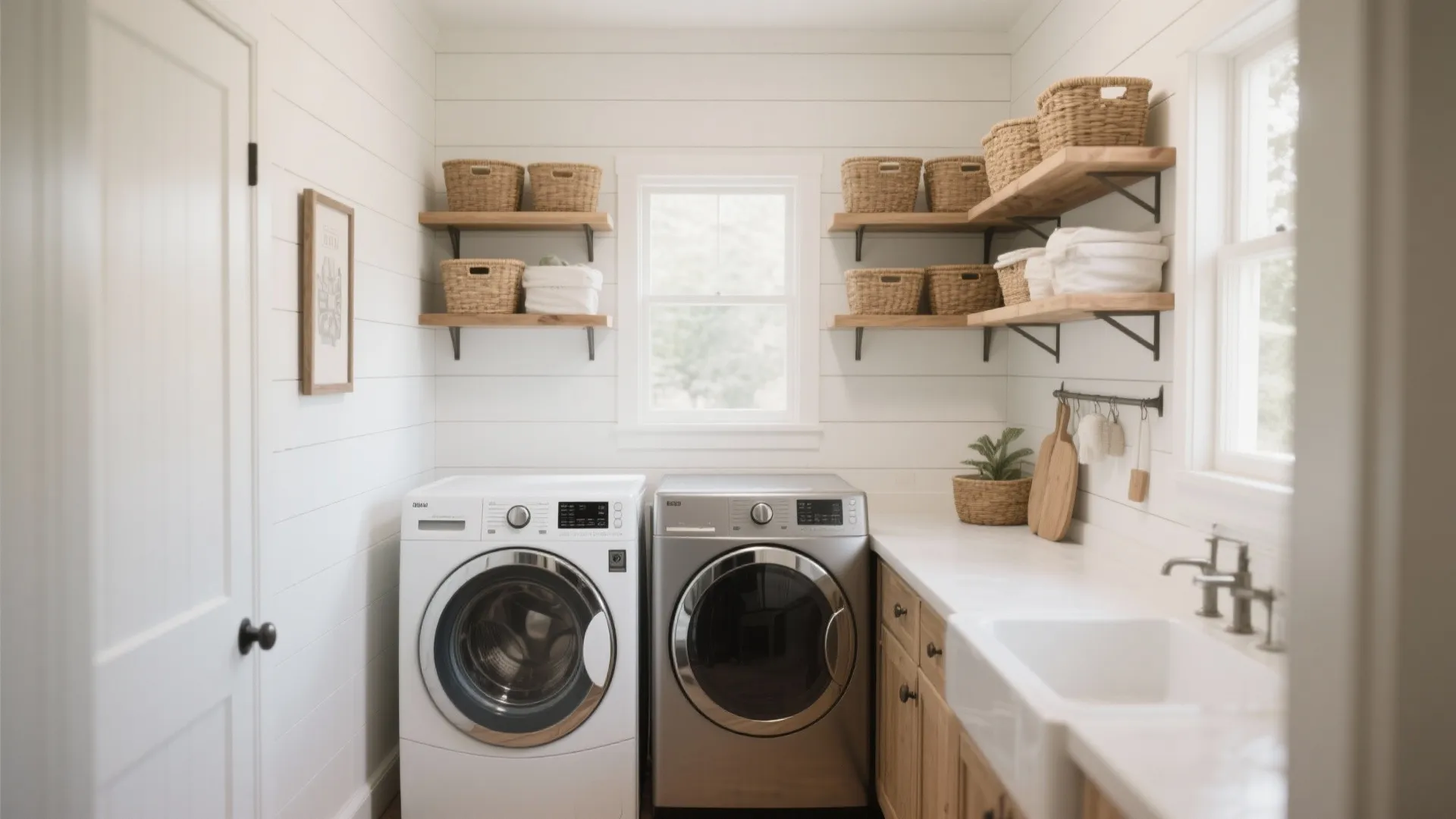 1. Classic White Shiplap for a Fresh Look