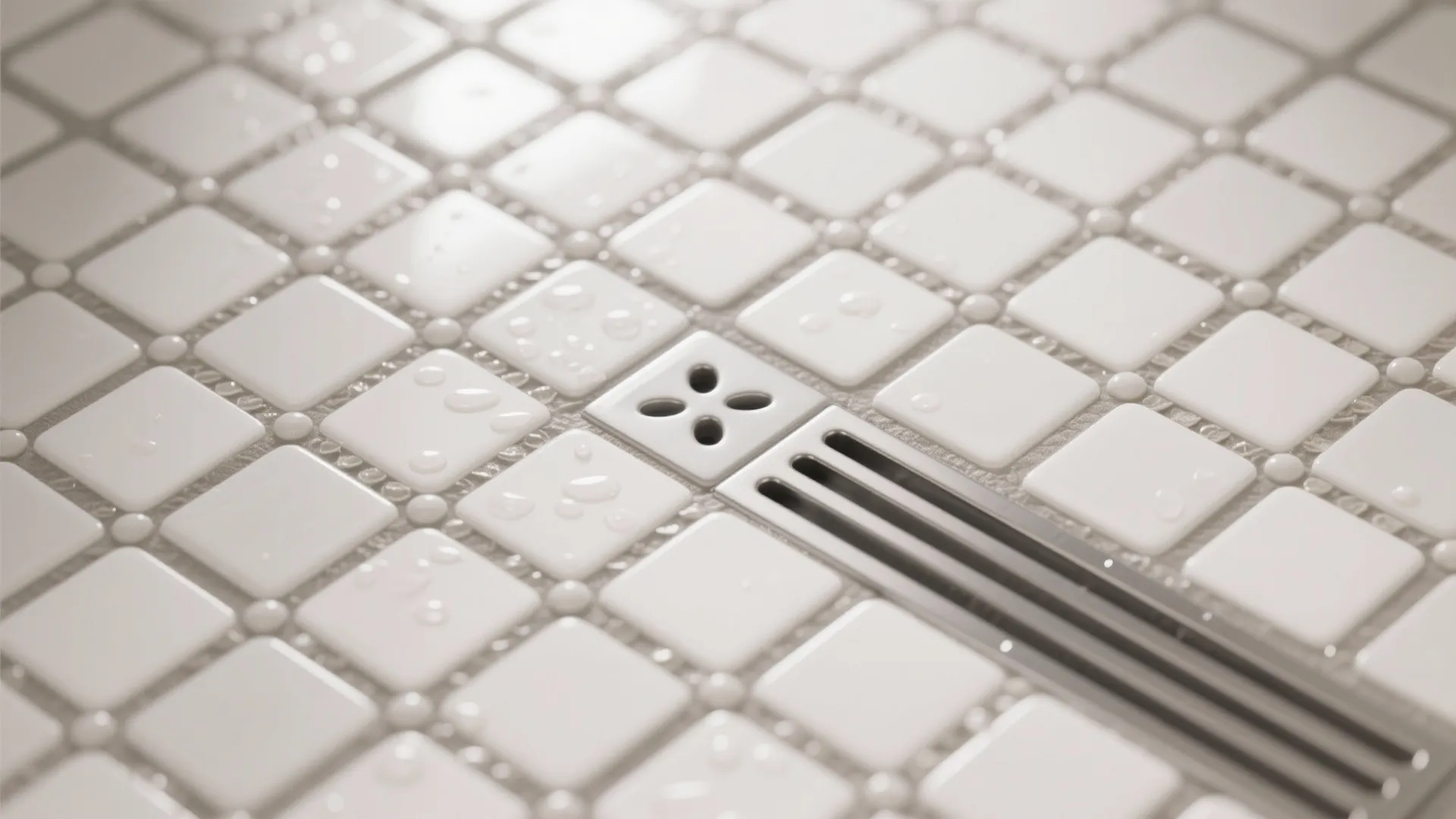 Slip-Safe Shower Floors in White
