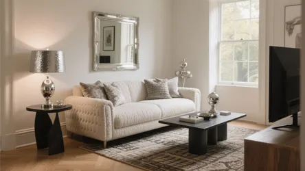 White and Silver Living Room Ideas — 5 Tips