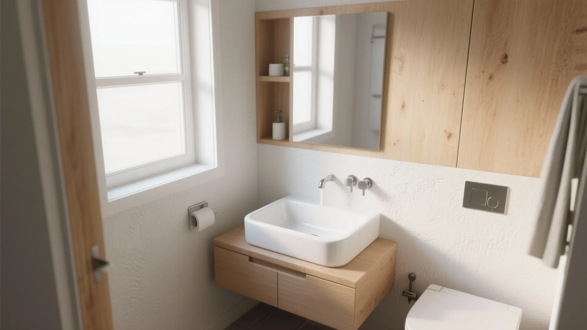 5 White Bathroom Sink Ideas: Small bathroom, big impact: five design inspirations for white bathroom sinks