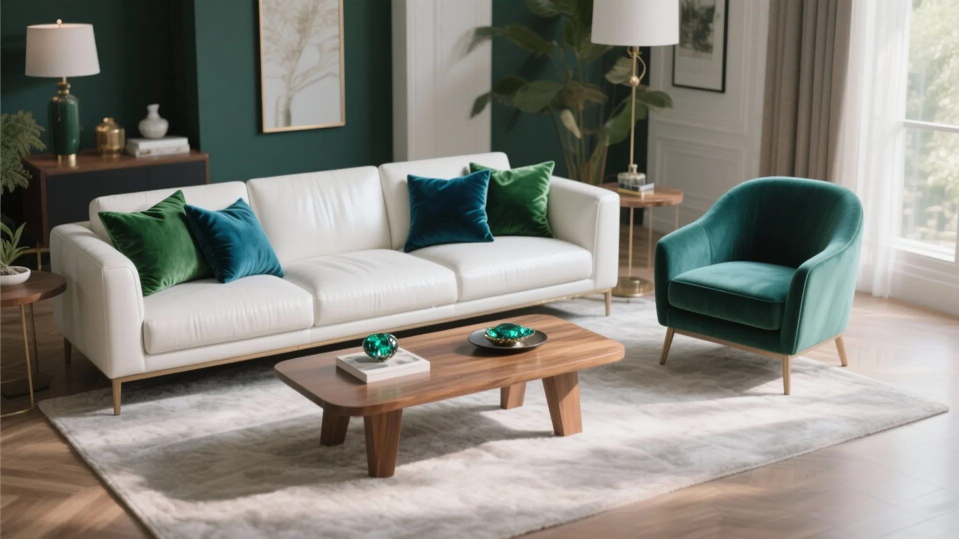 2. Pairing with Bold Accent Colors