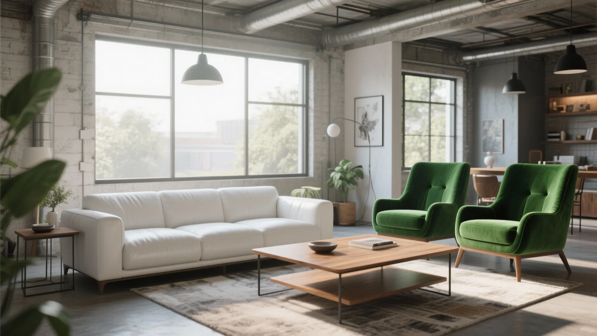 2. Pop of Color with Accent Chairs