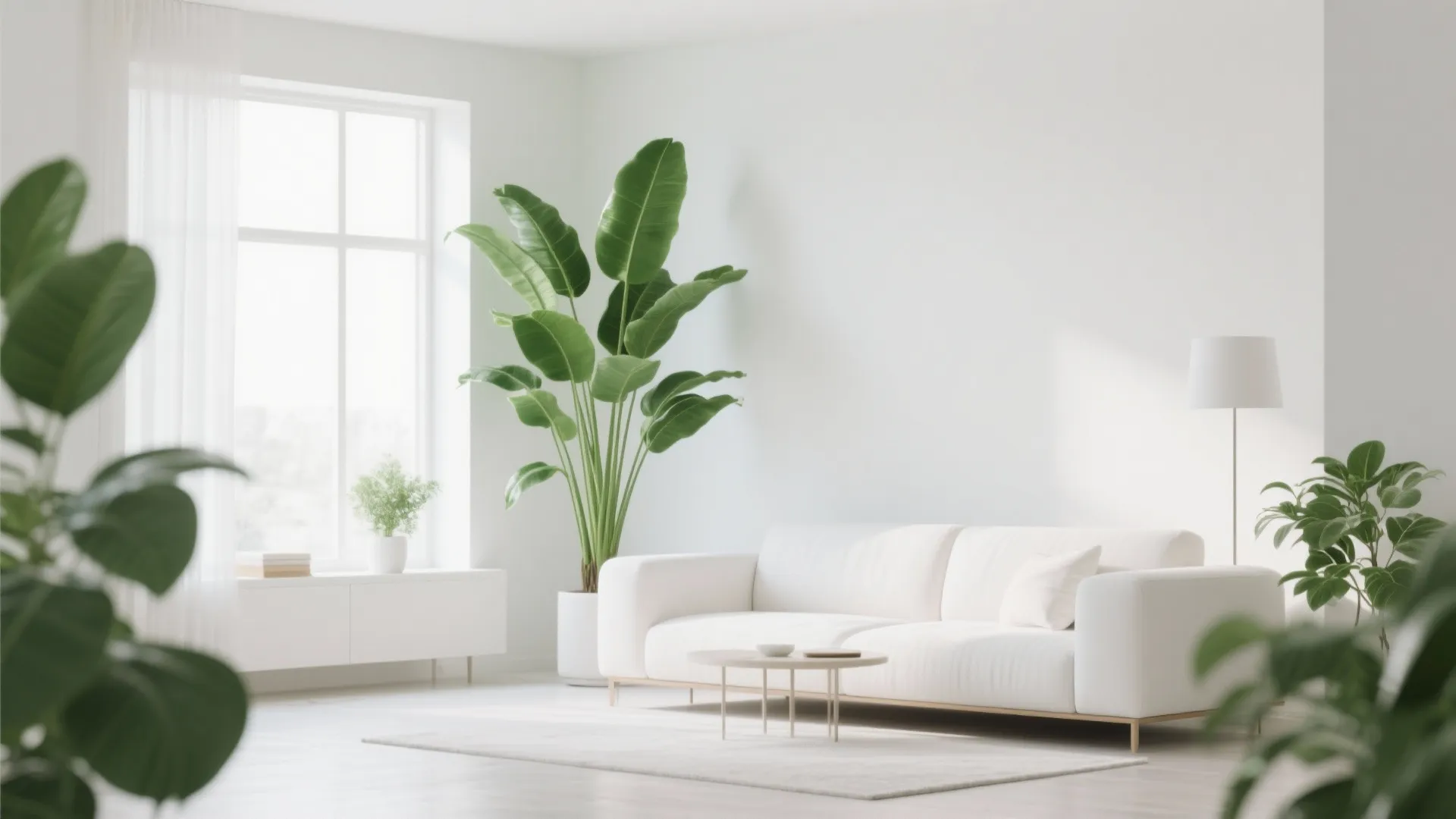 8. Lush Greenery Contrast