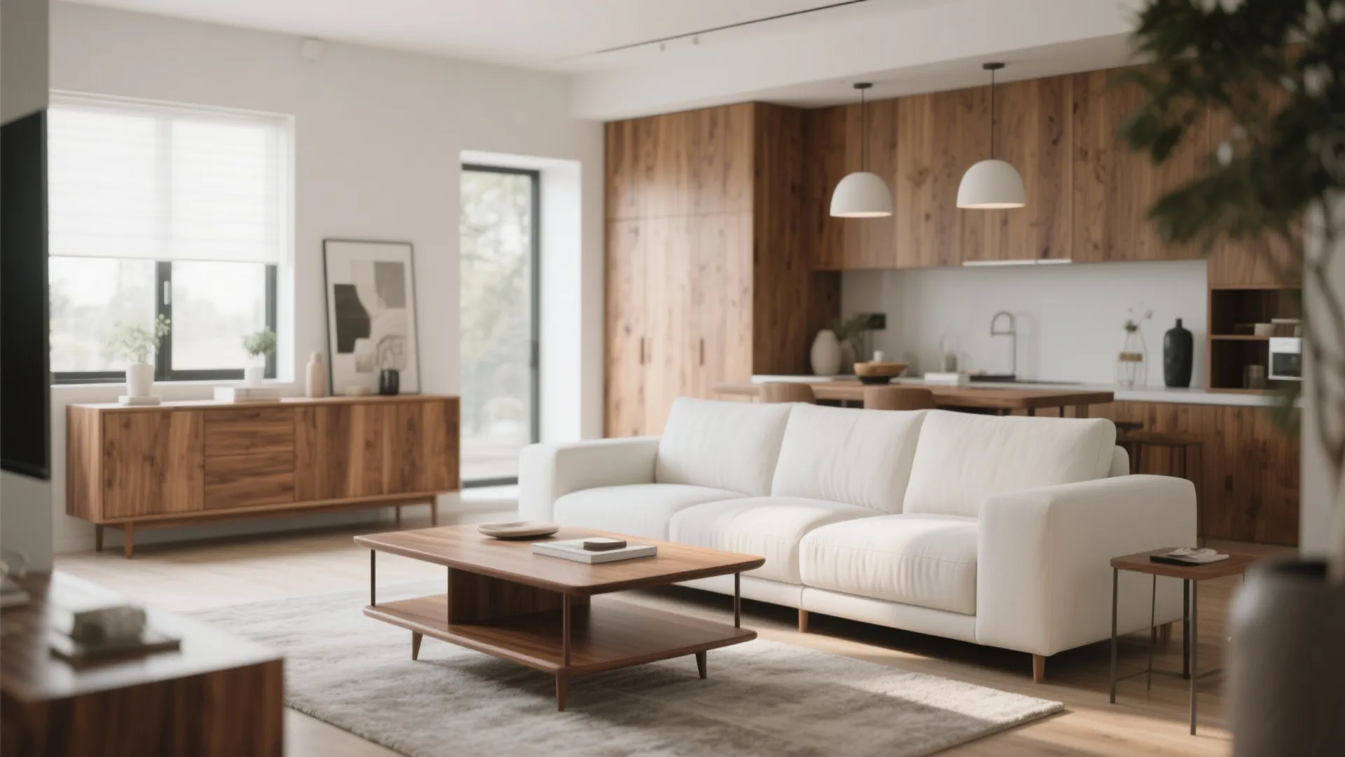 7. Warmth with Wooden Elements