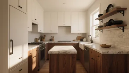 White and Stained Kitchen Cabinets: 5 Inspo Ideas