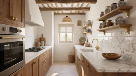 5 White Stone Backsplash Kitchen Ideas