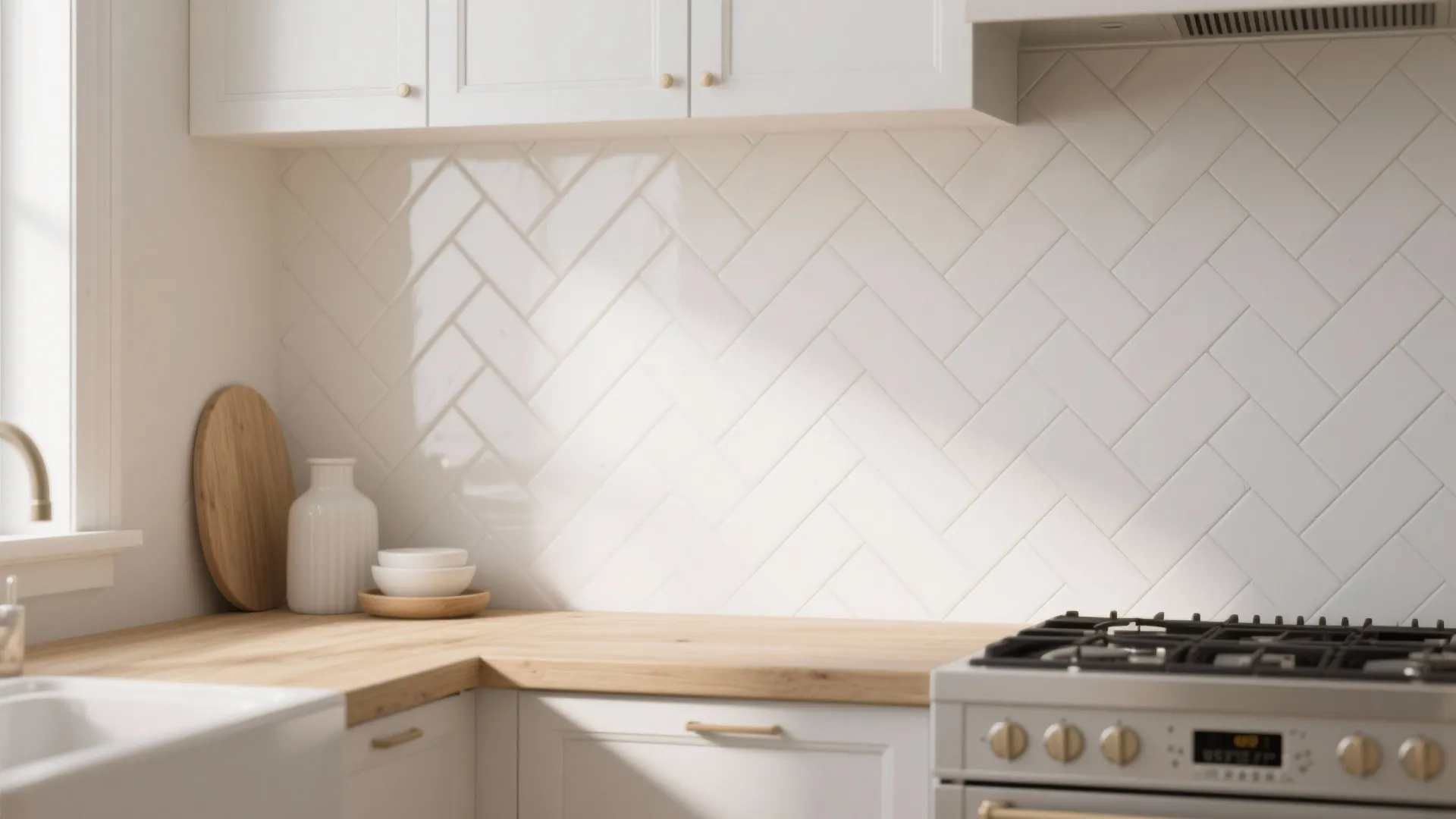 1. Classic White Subway Tiles with a Twist