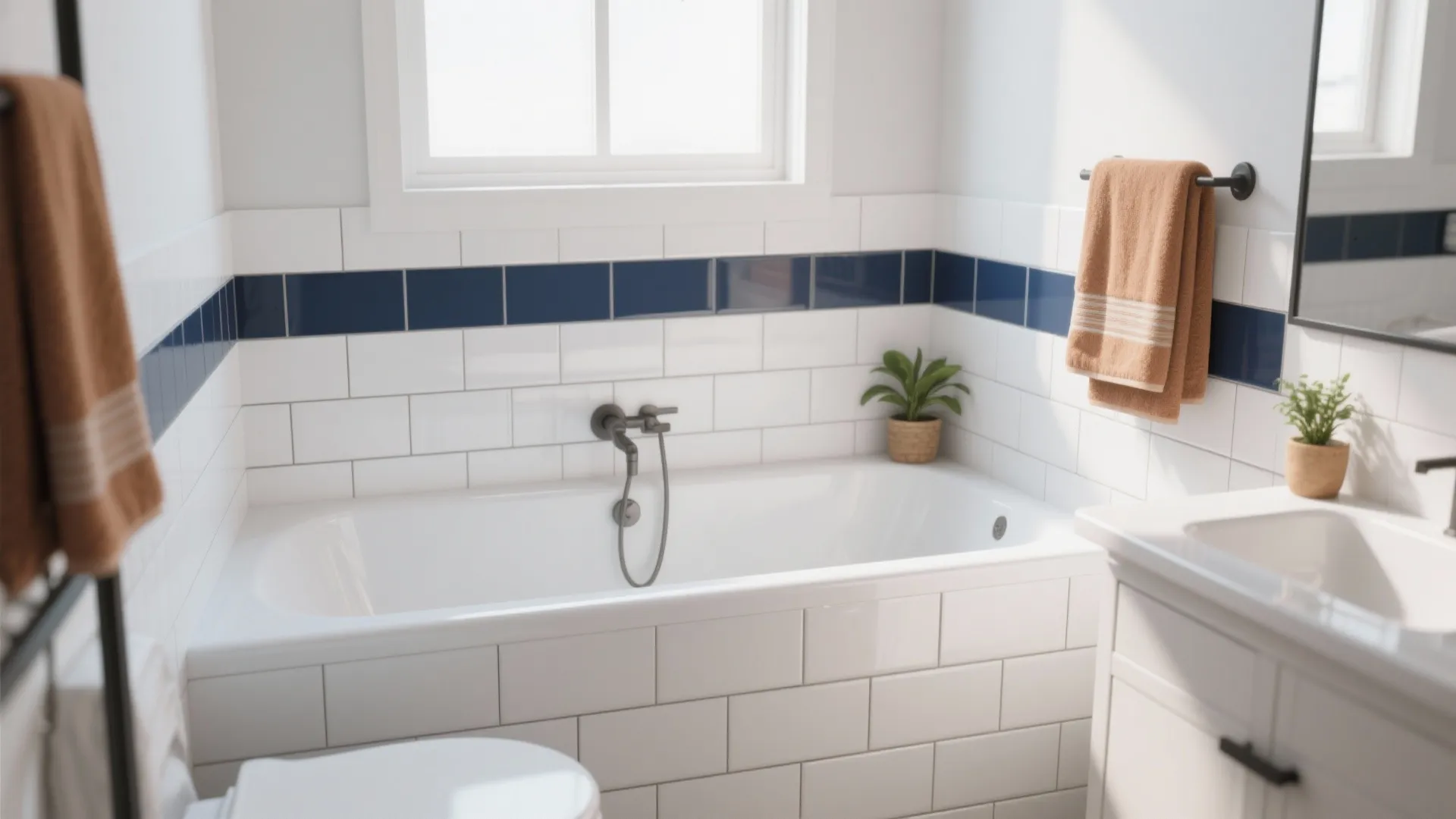 1. Classic White Subway with a Twist