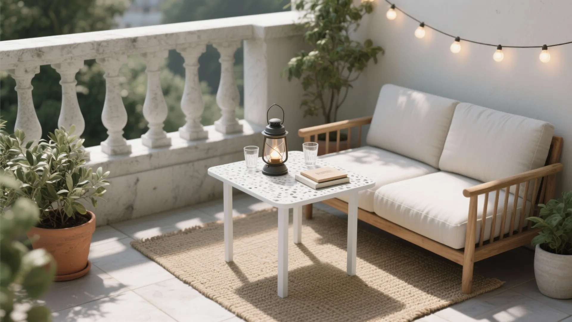 Small White Outdoor Side Table: Style Meets Functionality: 1 Minute to Find the Perfect Outdoor Accent Table