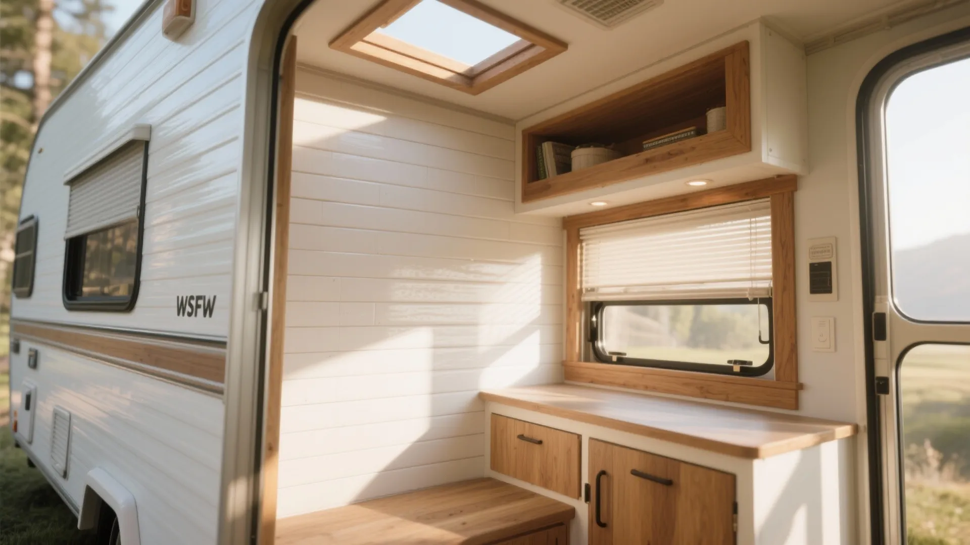 1. Use light-reflecting whites with a textured panel