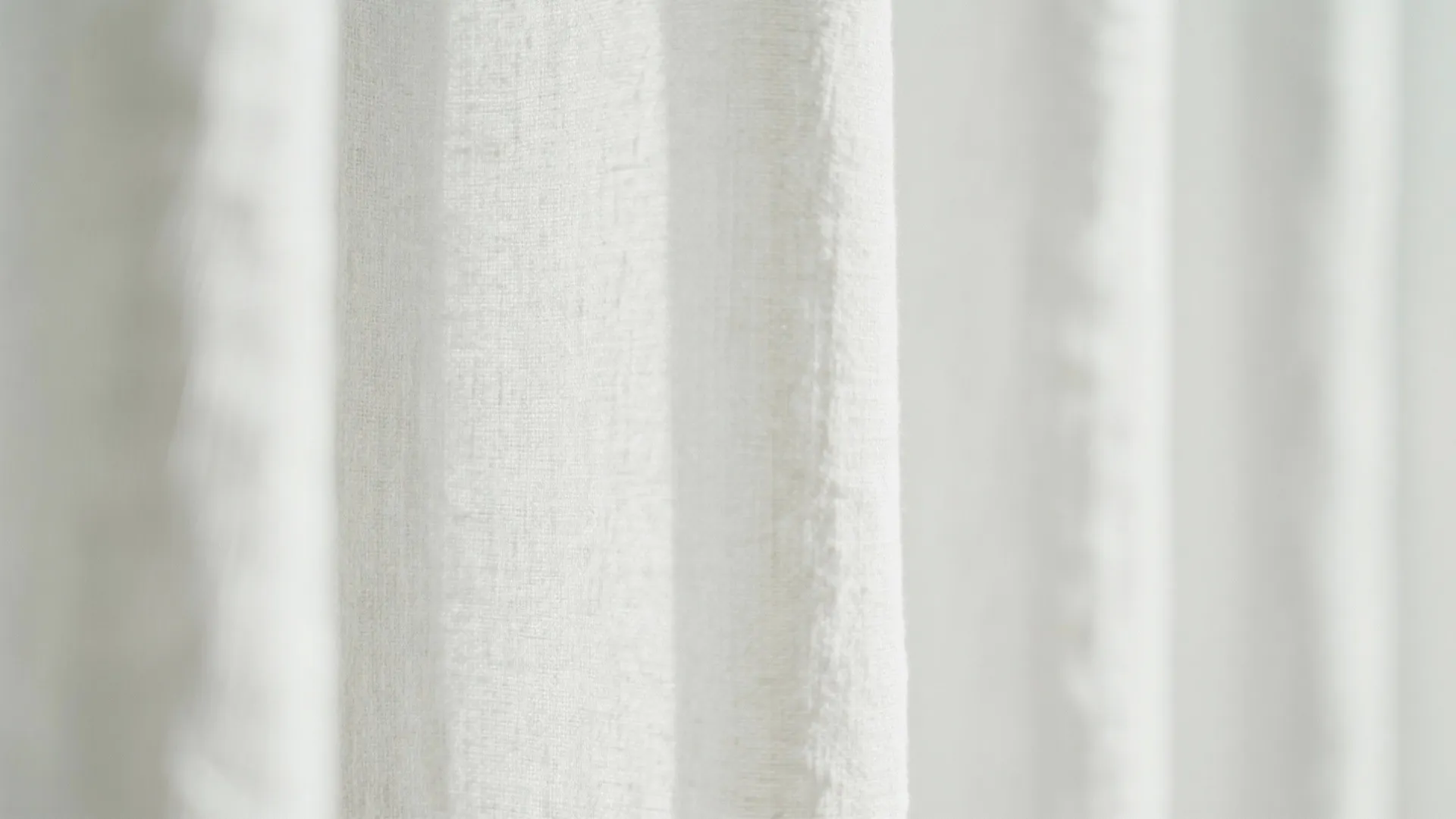 White Curtains with Subtle Texture