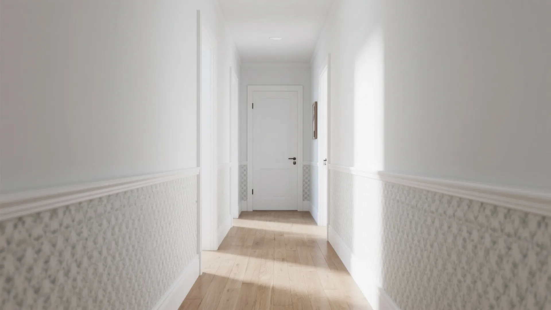 Crisp White with Textured Layers