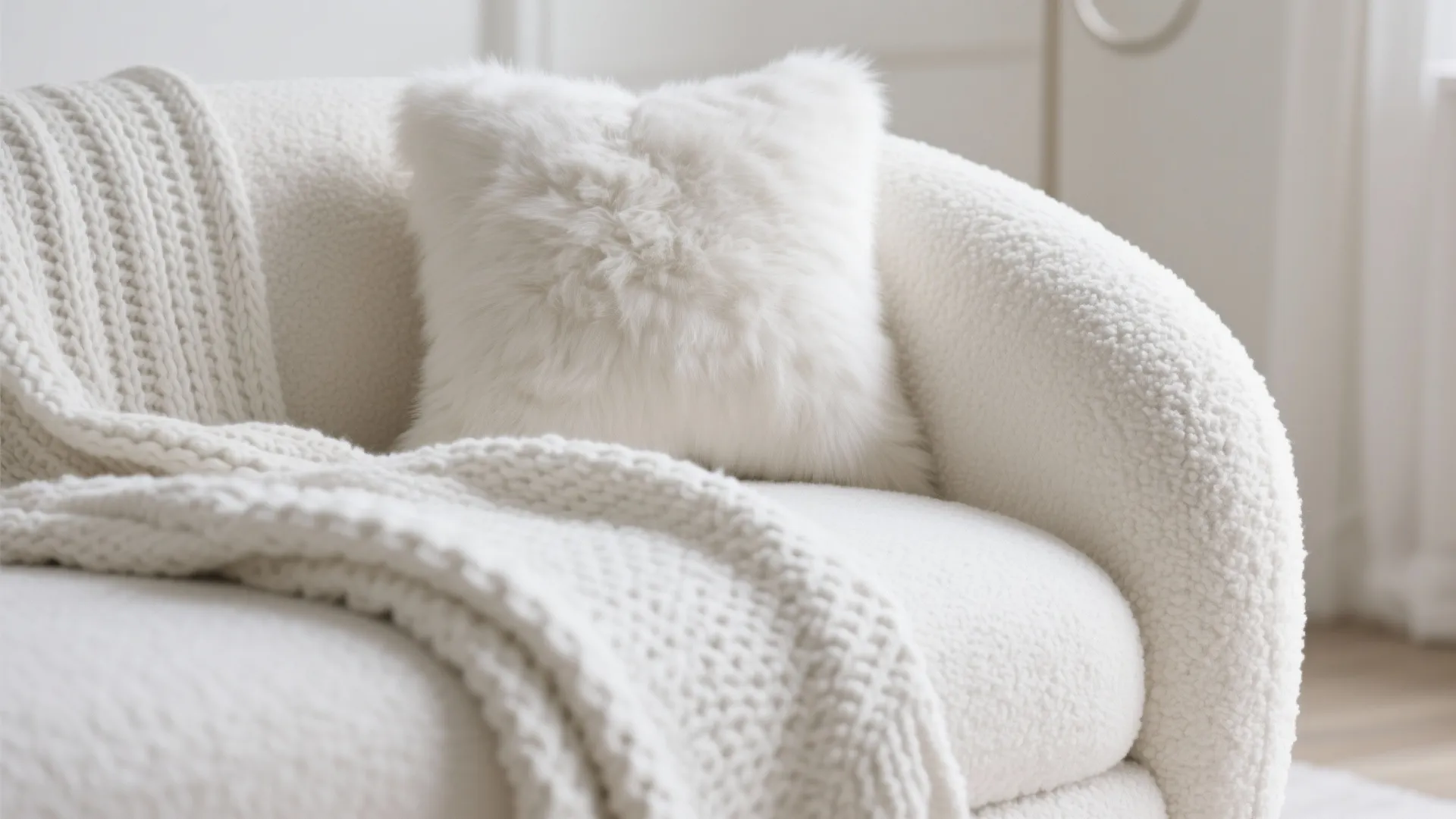 2. Layered Textures in White