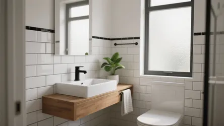 5 Bold Ideas for White Tile with Black Grout Bathrooms