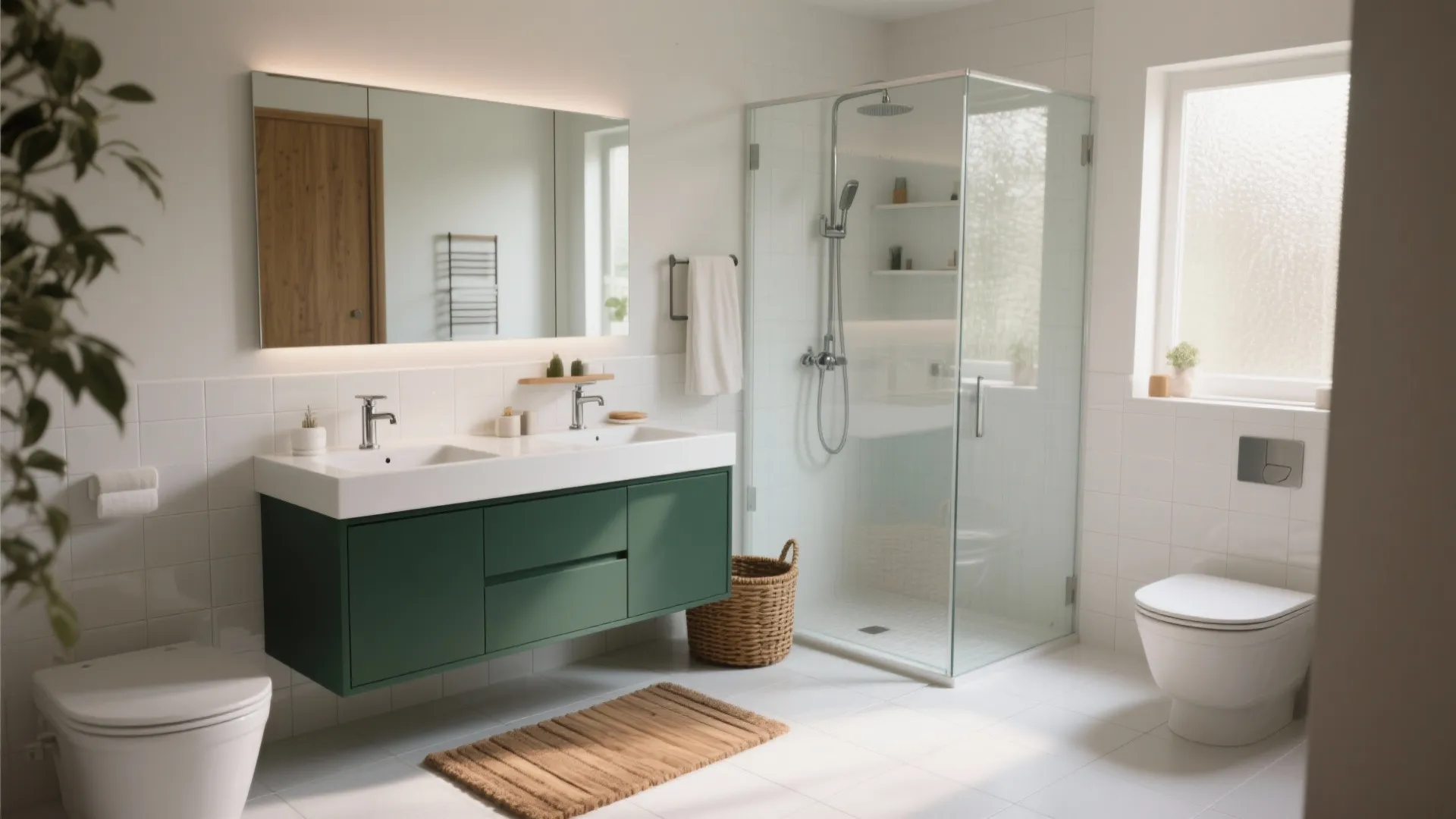 5 Bright Ideas for Bathroom White Tile Floor: Creative small-space solutions and styling tips for white-tiled bathrooms from a seasoned designer