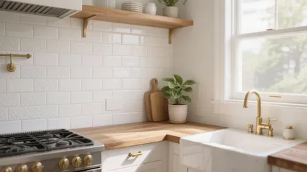 5 White Tile Backsplash Ideas